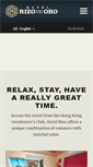 Mobile Screenshot of hotelrizodeoro.com
